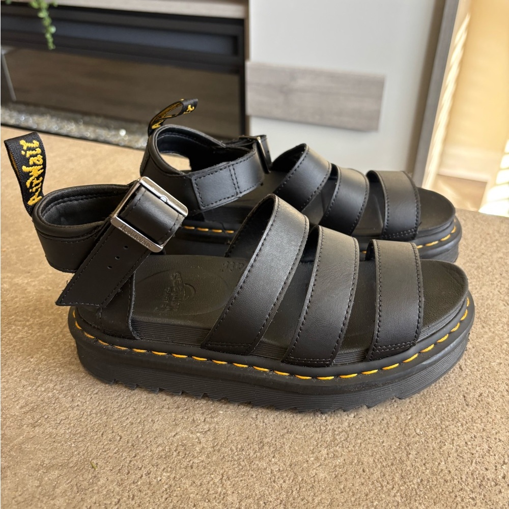 Dr. Martens women’s Black Strap Sandals